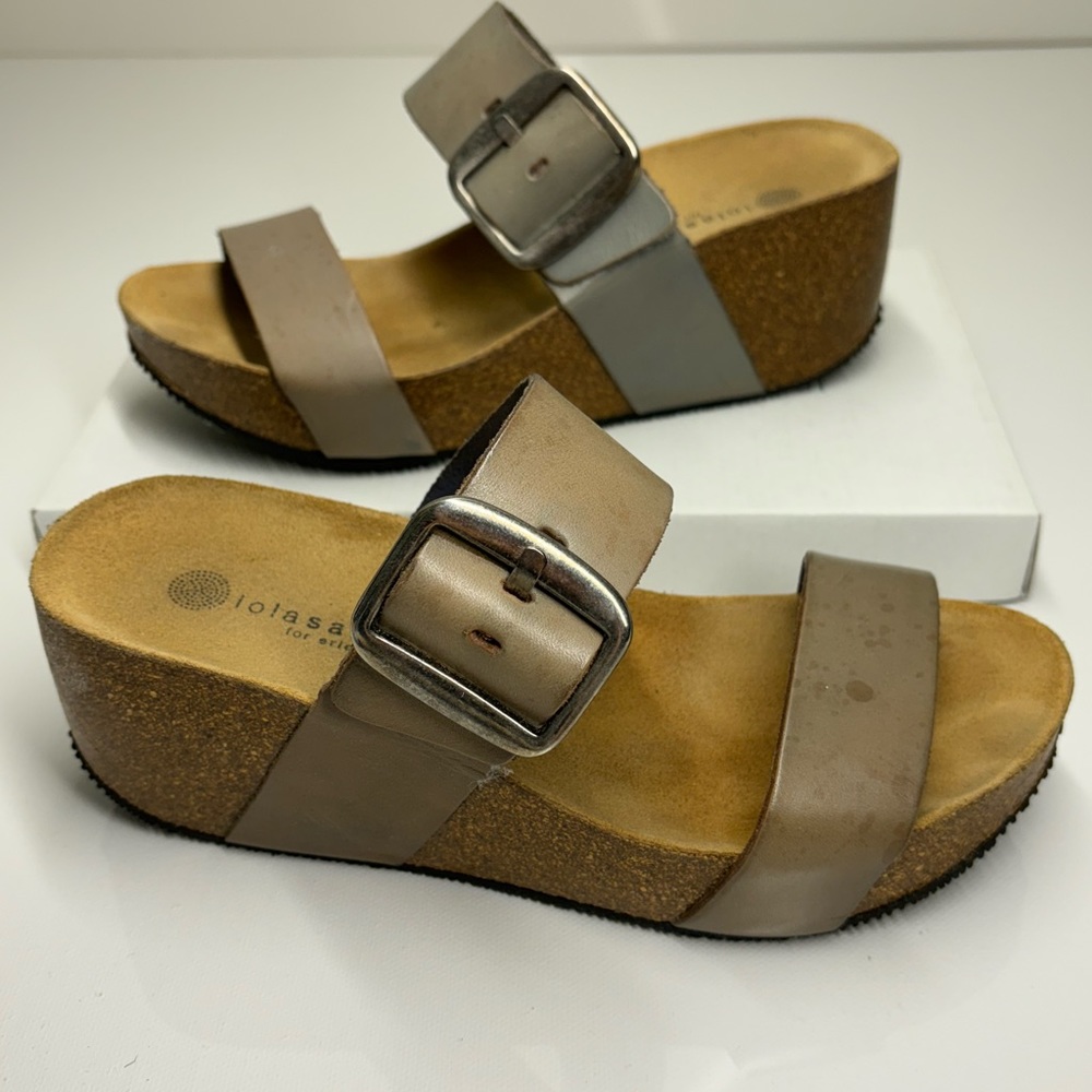 Eric Michael  Lola Sabbia platform sandals size 37 ( U.S size 7)